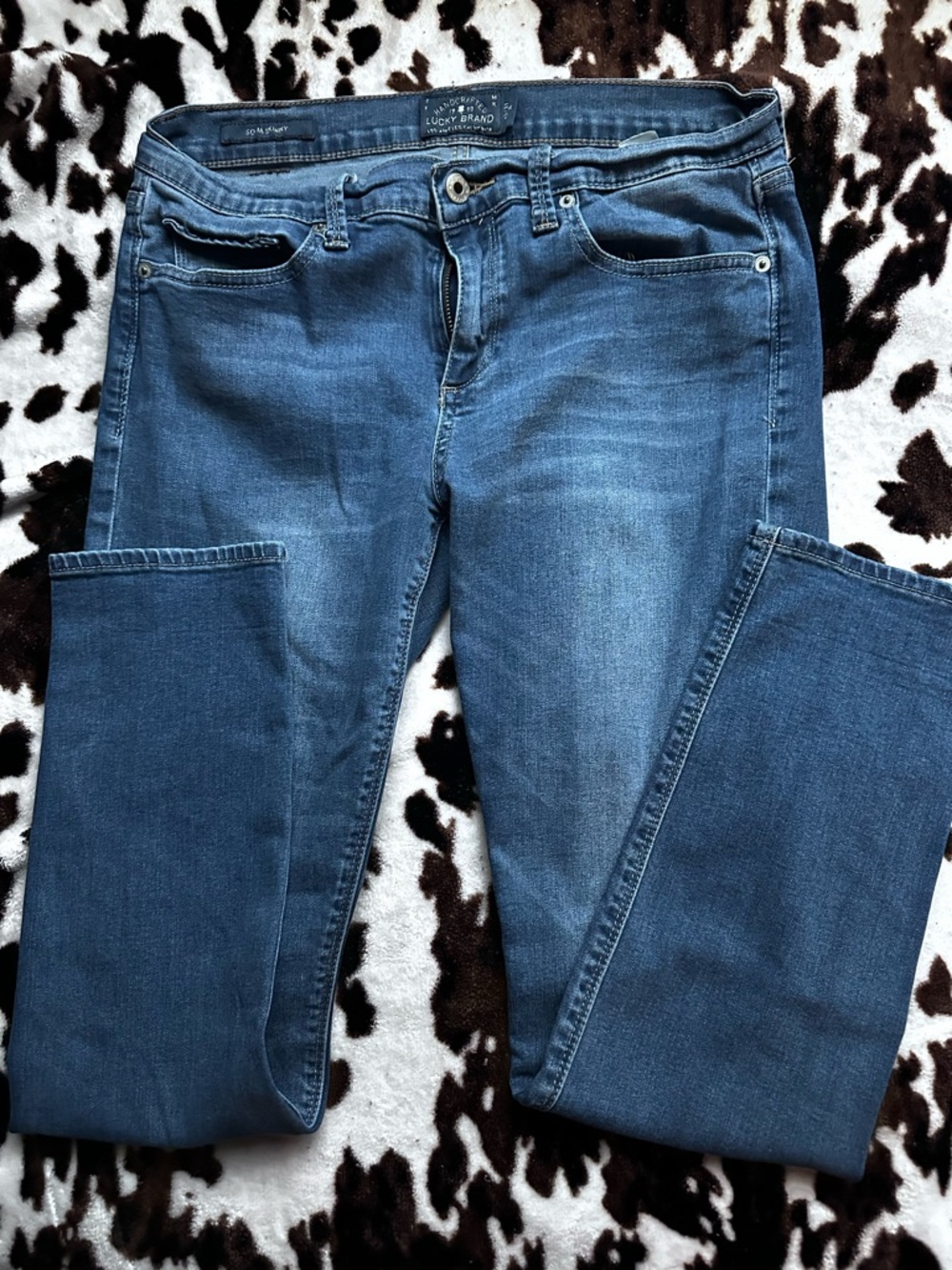 Lucky Brand Women's Skinny Jeans in Medium Blue Wash